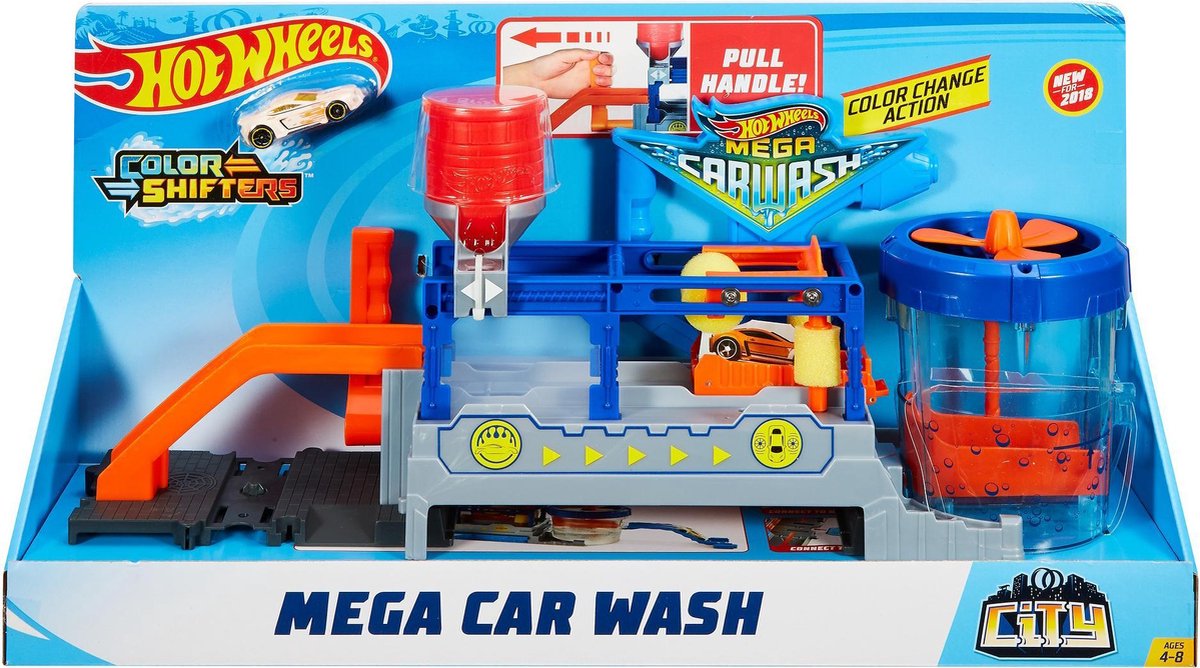 Hot Wheels Ultimate Series Mega Autowasserette - Racebaan