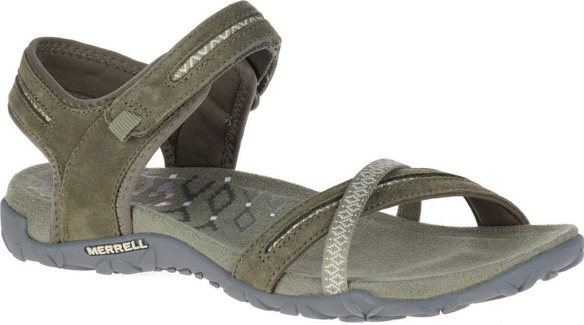 Merrell Terran Cross 2 Wandelsandalen Dames - Olijfgroen - Maat 42