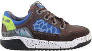 Bunnies JR 218851-619 Jongens Lage Sneakers - Bruin - Leer - Veters