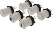 ArcadeWinkel Concave classic arcade service drukknoppen (set van 6 stuks met 7st Zippy 20gr Microswitches)