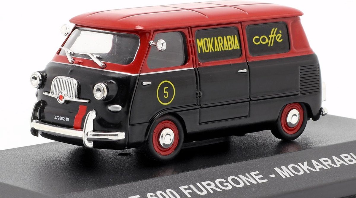 ATLAS Fiat 600 FURCONE 'MOKARABIA' 1958 schaalmodel 1:43