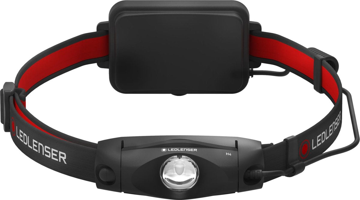 Ledlenser H4 hoofdlamp - 240 lm - Wide Beam - Rood achterlicht