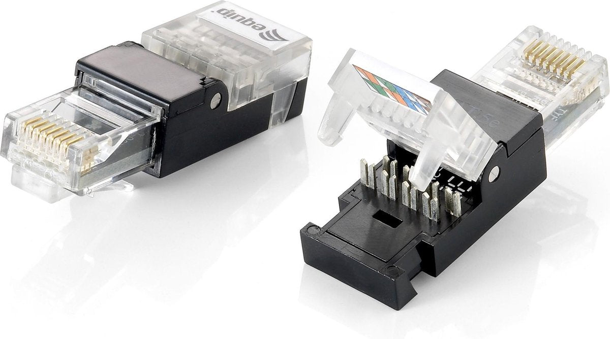 Equip 121165 kabel-connector RJ-45 Zwart