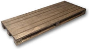 Pallet Presenteerplank L Donker 40x15xh3cm
