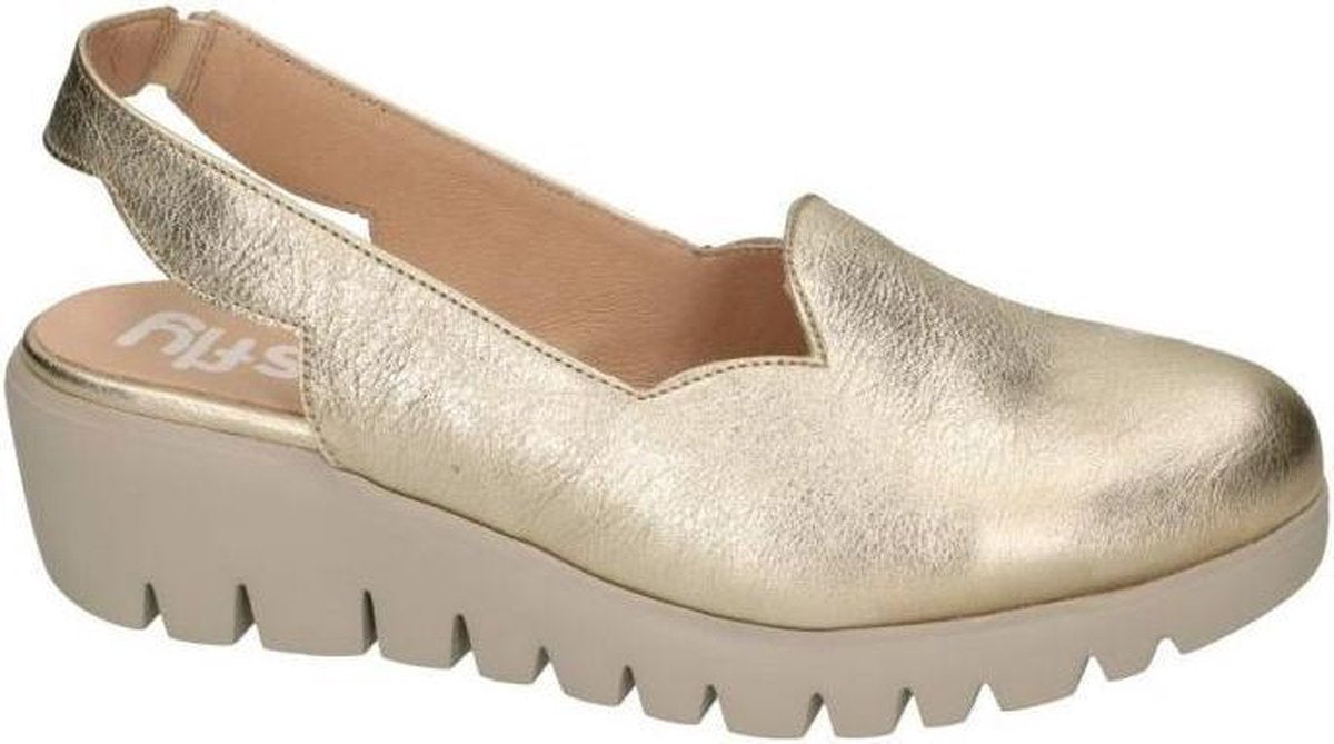 Wonders -Dames -  goud - ballerina's & mocassins - maat 41