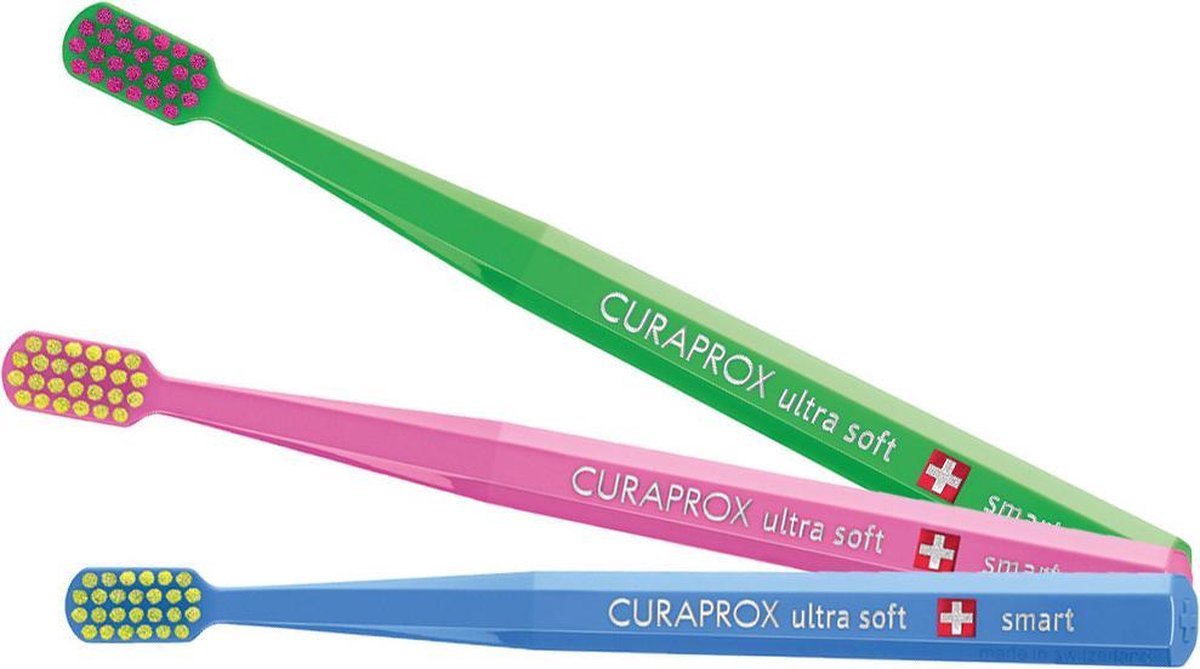 CURAPROX Zwitserse kwaliteit kindertandenborstel met zachte haren | 3-PACK