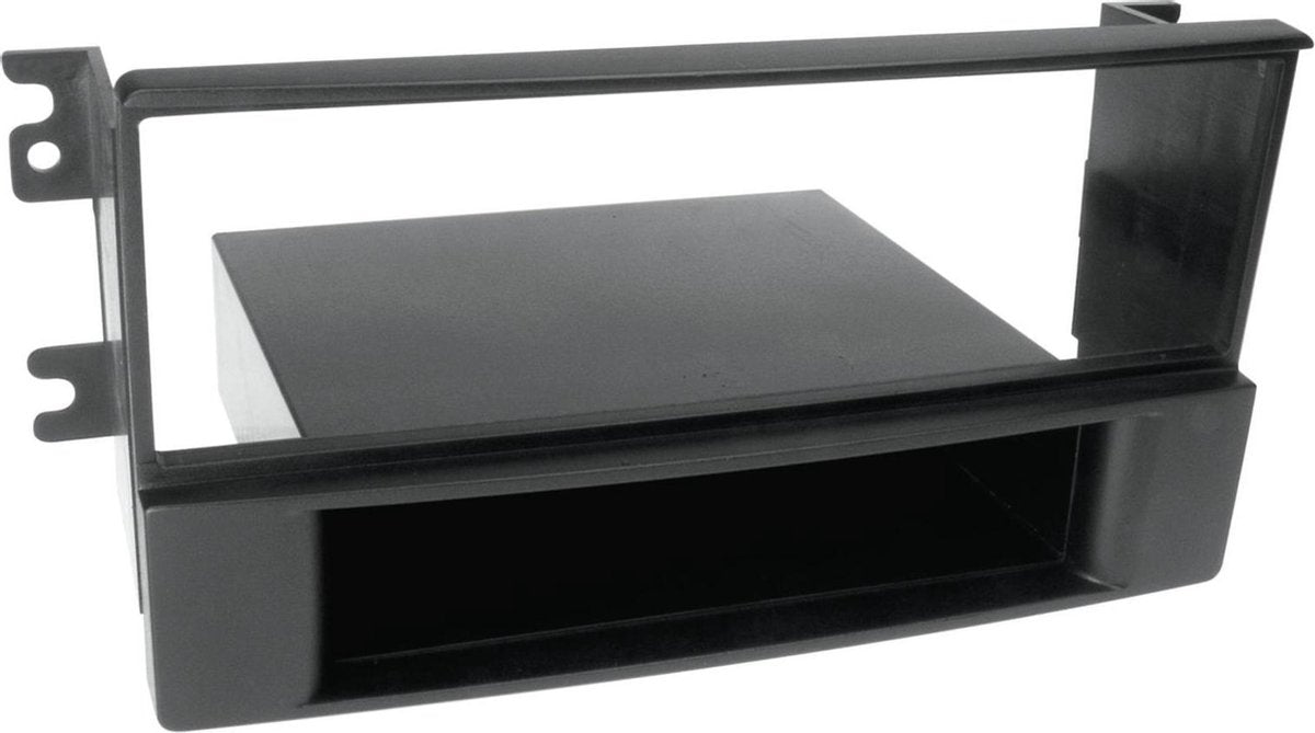 1-DIN Paneel met aflegbakje. Kia Sorento 2006-2009 Kleur: Zwart