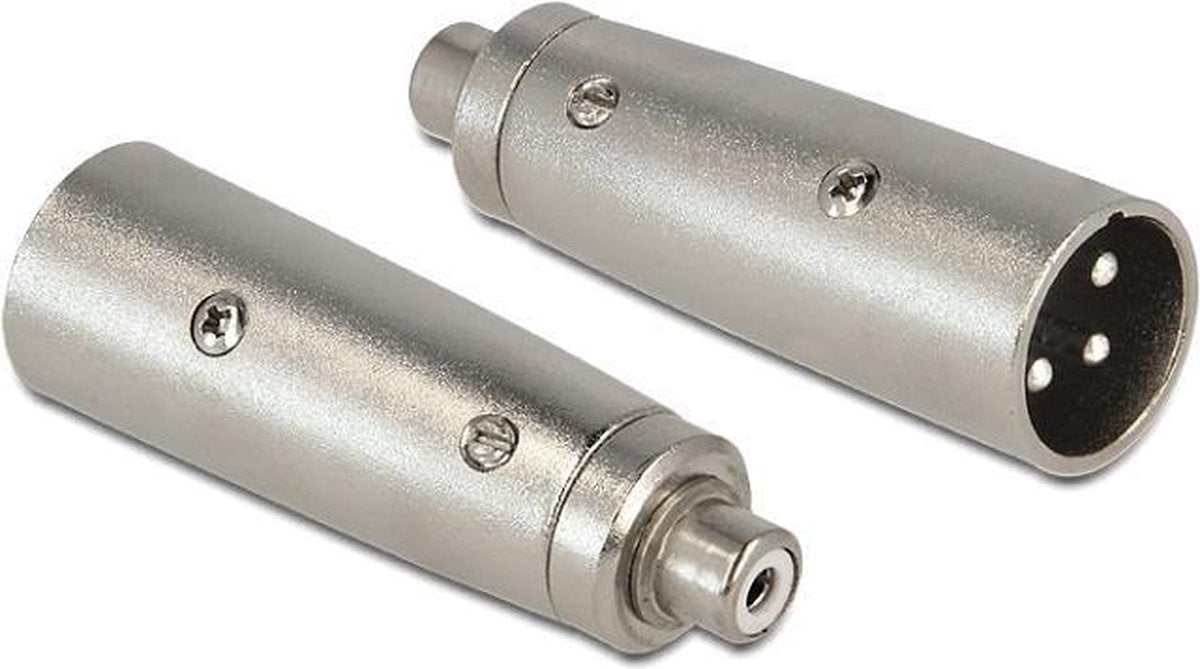 Adapter XLR mannelijk - Tulp mono vrouwelijk