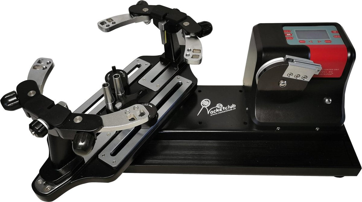 Racketclub Flash-1 Comfortabele elektronische bespanmachine met rond spansysteem voor tennis-