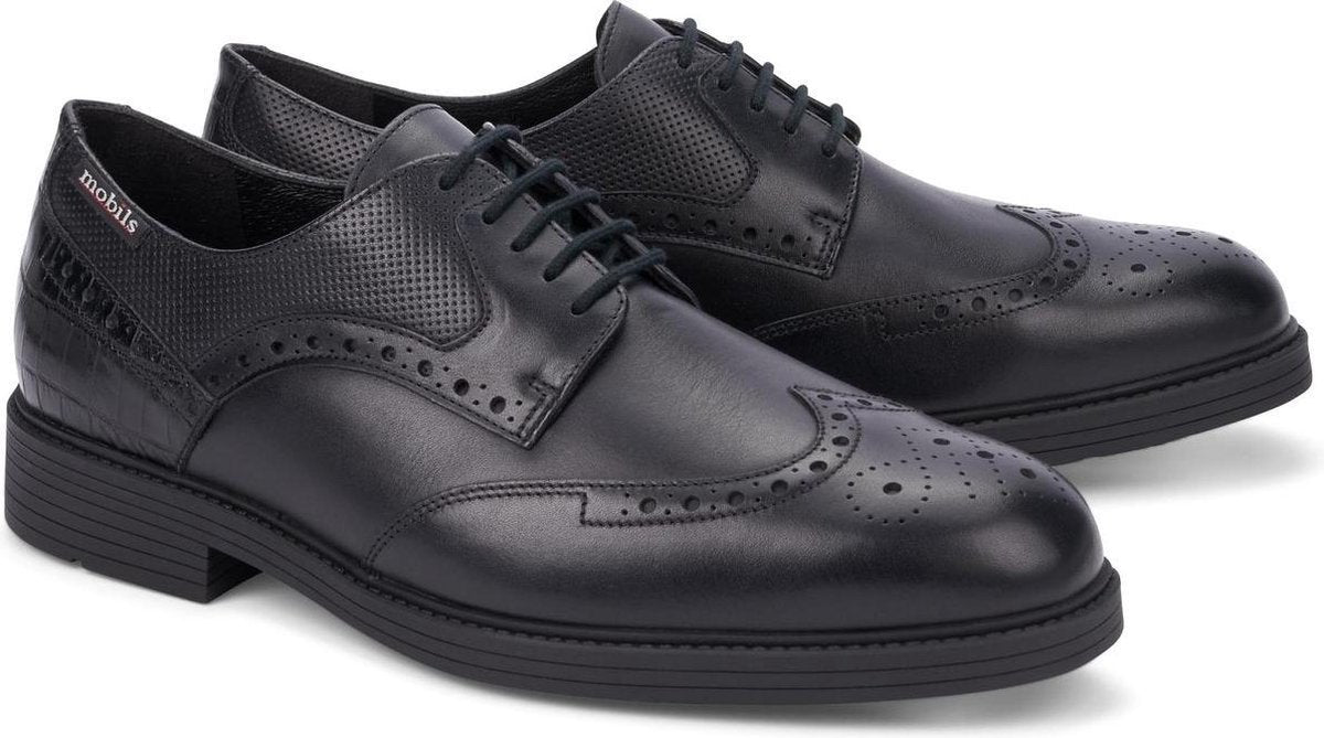 Mobils by Mephisto FERNAND heren veterschoen - zwart - Maat 41