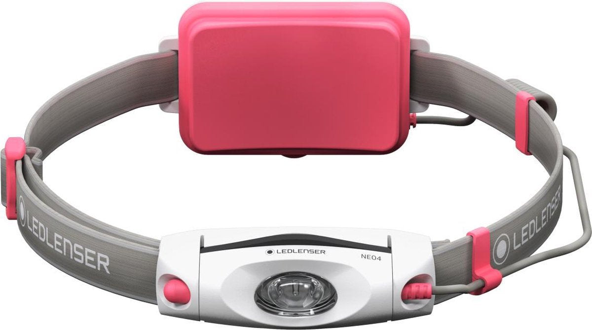 Ledlenser NEO-4 Roze - Jogging hoofdlamp - Breedbeeldformaat - niet-verblindend - 240 lm