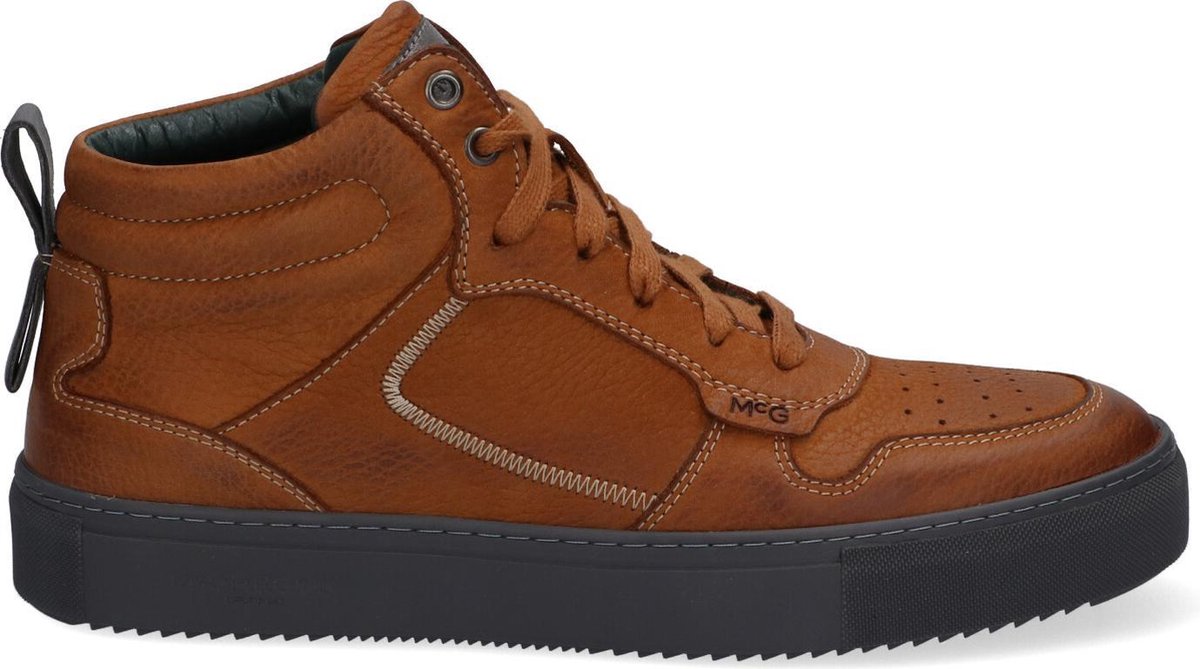 McGregor Heren Sneakers - Beige - Lage Sneakers - Leer - Veters