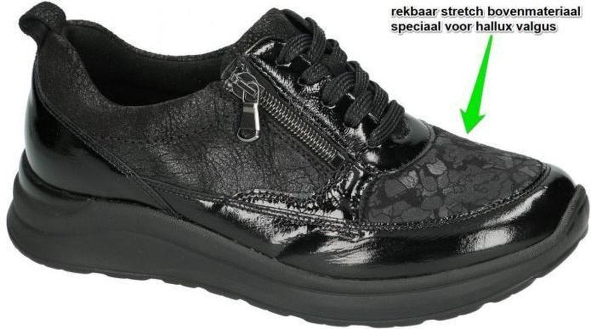 Waldlaufer -Dames -  zwart - sneakers  - maat 37½