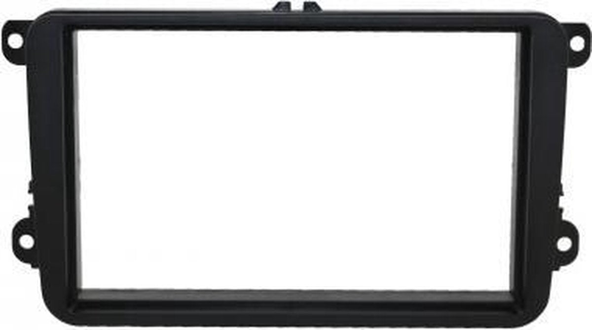 2-DIN frame ECO Skoda OctaviaIIVW Golf 5/6 EosTiguanzwart