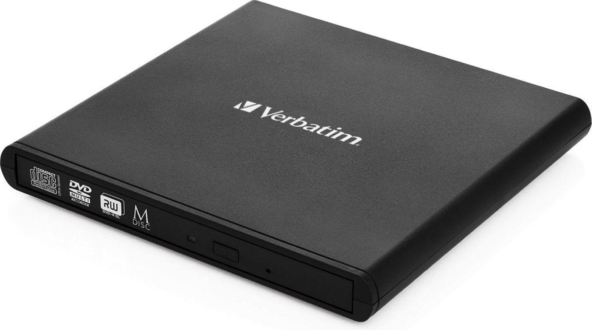 Verbatim Slimline CD/DVD Re-Writer Zwart