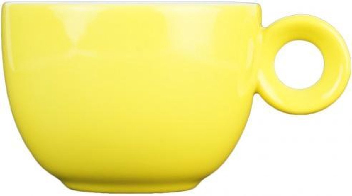 Geel koffiekopje - 150ml - Mosterdman