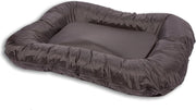Lobbes ligkussen nylon zwart 65x55x5 cm