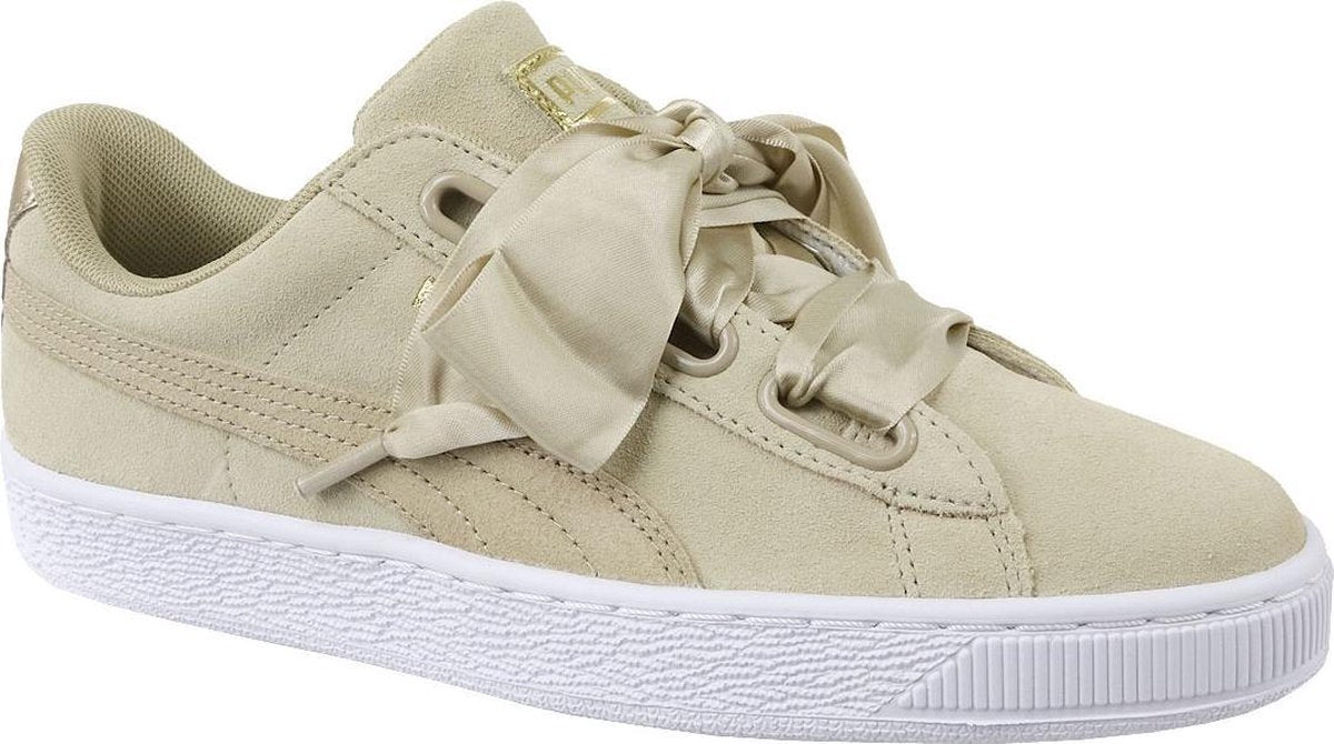 Puma - BASKET - Beige Beige - Wuma BASKET HEART a