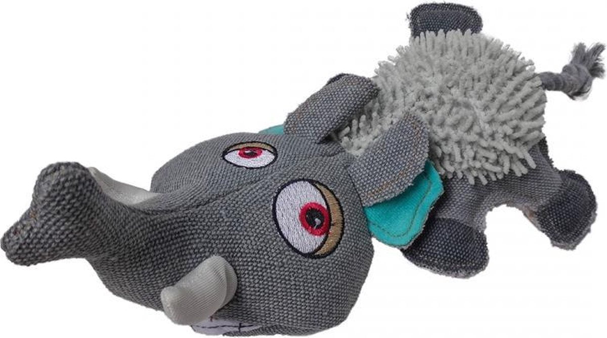 Duvo+ Canvas olifant Gemengde kleuren 26x17x11cm