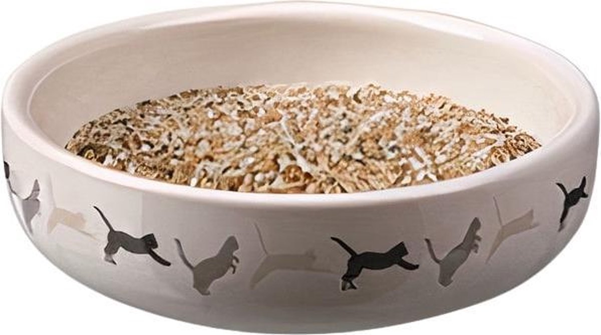 Trixie kattengraszaad 50gr in keramiek