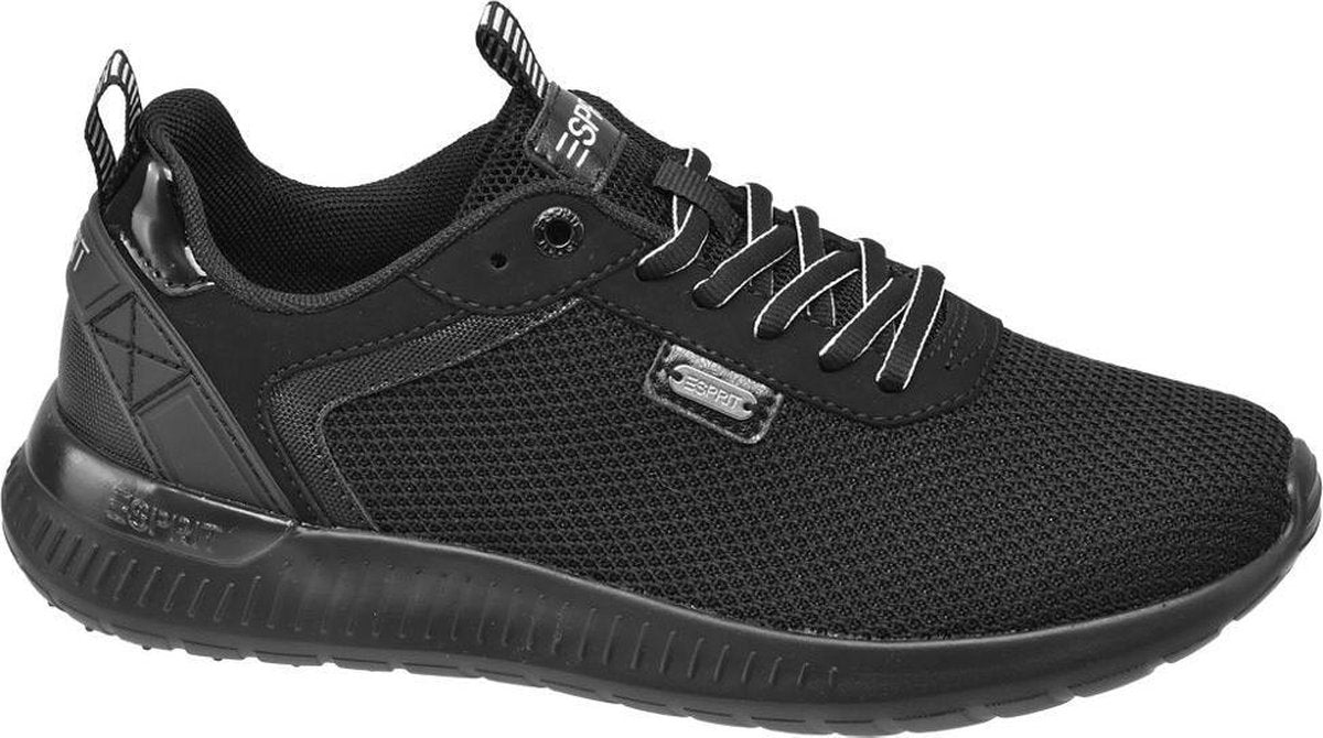 Esprit Dames Zwarte sneaker - Maat 39