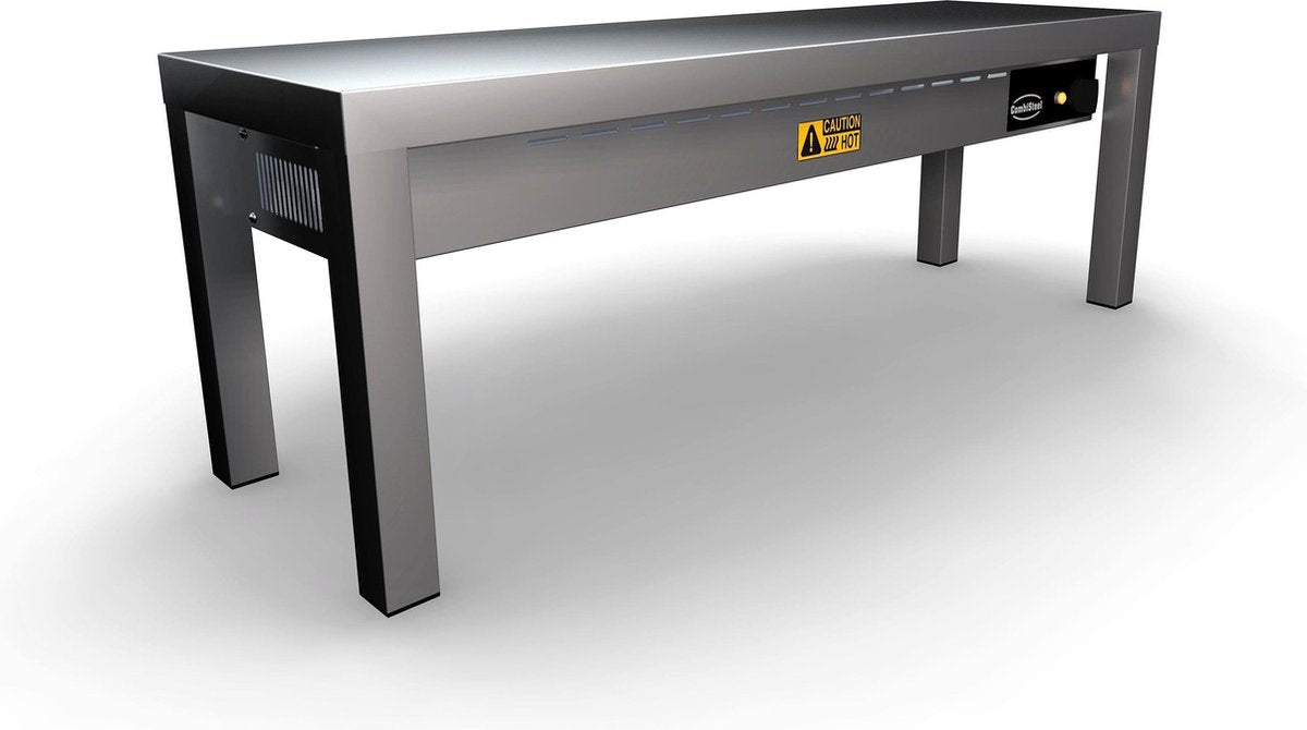Professionele Combisteel Etagere Keramisch Verwamd 1 Niveau 1000
3 Heaters Ã€ 250W | 7020.0700 | Horeca