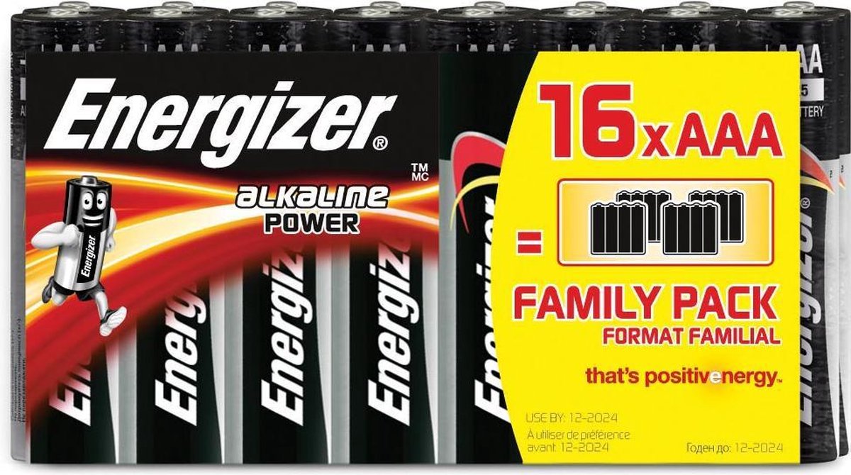 5x Energizer batterijen Alkaline Power AAA