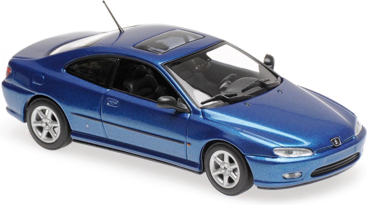 Peugeot 406 Coupe Blauw 1-43 Maxichamps