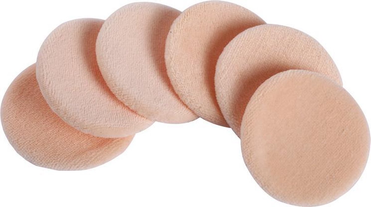 6 Stuks Makeup Puff  6X6cm - Spons - Foundation - Make-Up