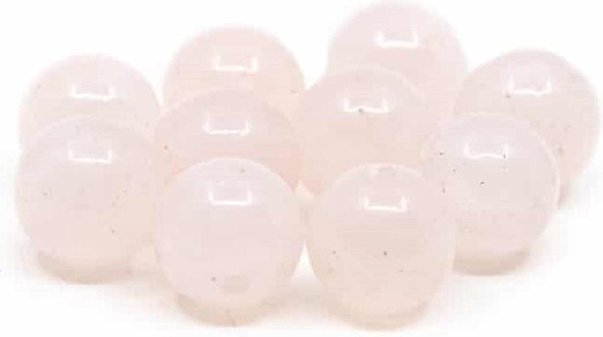 Edelsteen Losse Kralen Rozenkwarts – 10 stuks (10 mm)