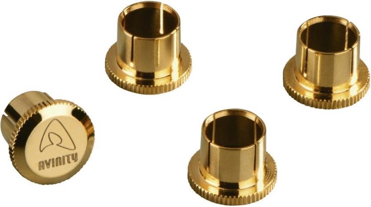 Avinity Cinch-beschermkapjes Verguld Set Van 4