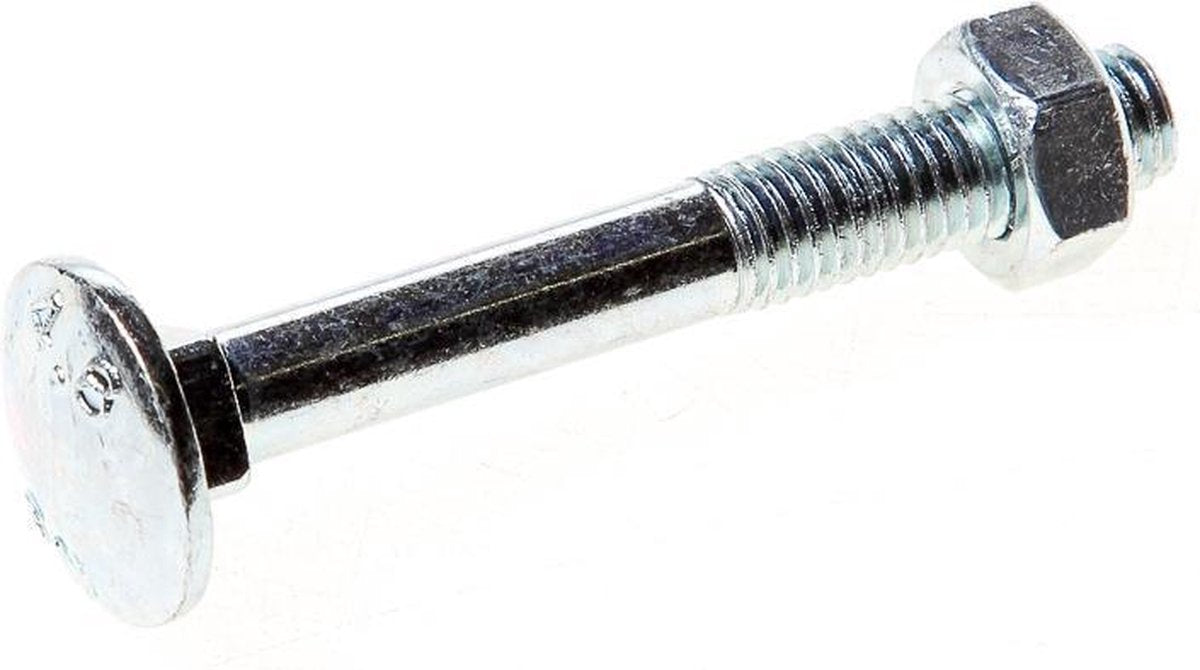 Kobout Kelfort Slotbout met moer verzinkt m8 x 65mm