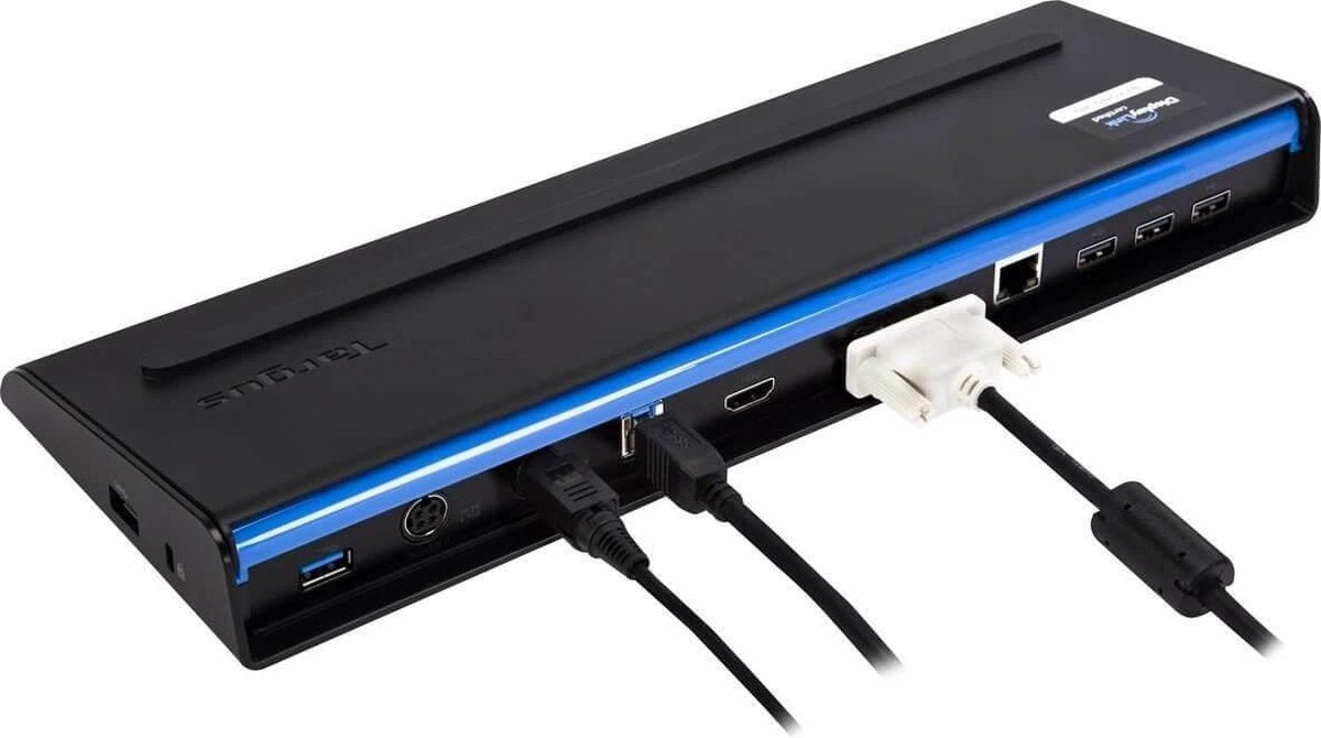 Targus USB 3.0 Docking Station met laptop oplader - Docking Station