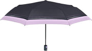 Perletti Mini-paraplu Automatisch Dames 54 X 96 Cm Zwart/paars