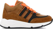 Pinocchio Mannen Suède Hoge sneakers / Jongensschoenen P1883 - Cognac - Maat 22