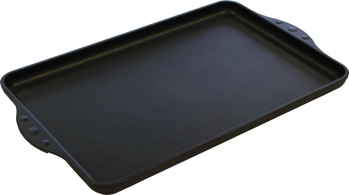 Eurolux by Solinger 100% gerecycled aluminium grillplaat glad 43 x 28 x 2