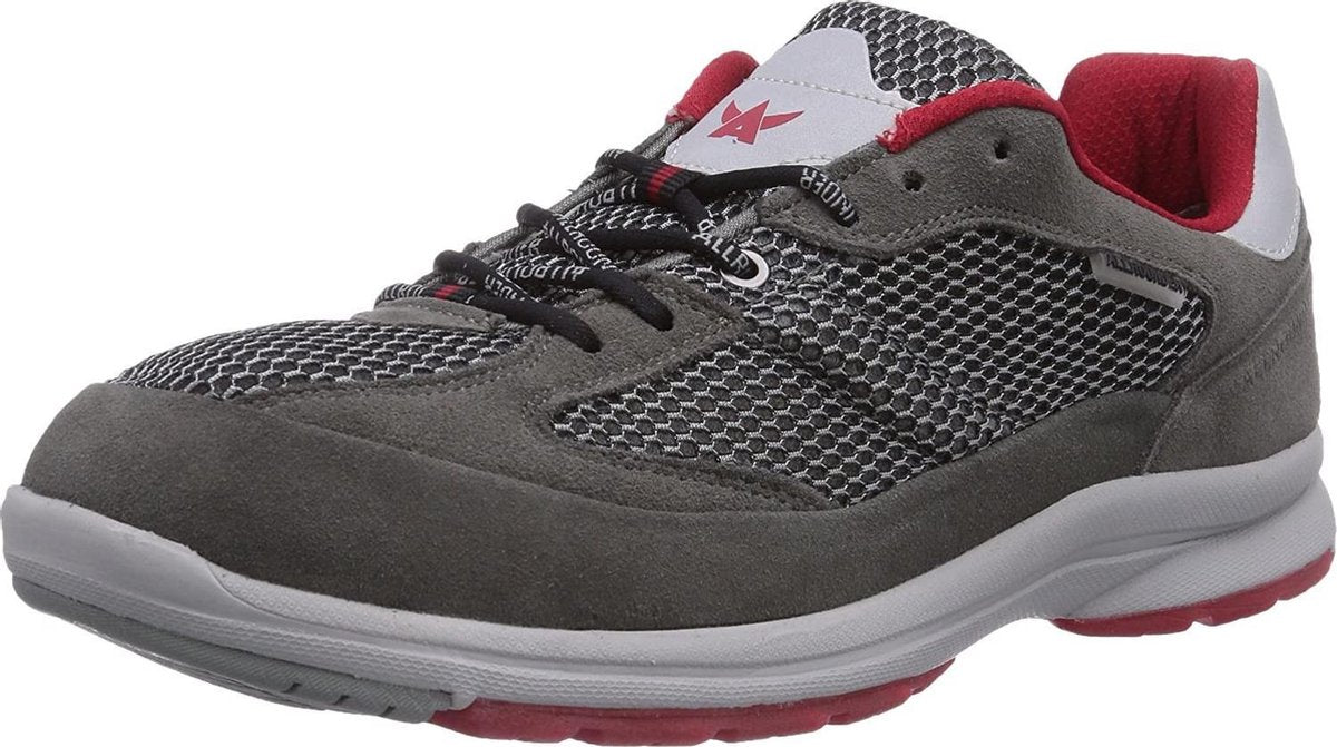 Allrounder by Mephisto CALVARO grijs suede mesh sneaker voor heren  - Maat 45.5