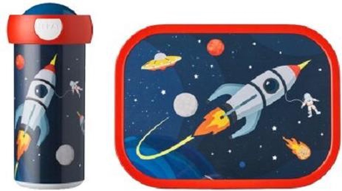 SPACE Lunchset Schoolbeker + Lunchbox