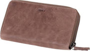 Portefeuille Mika grijsbruin - dames 23x13x4cm