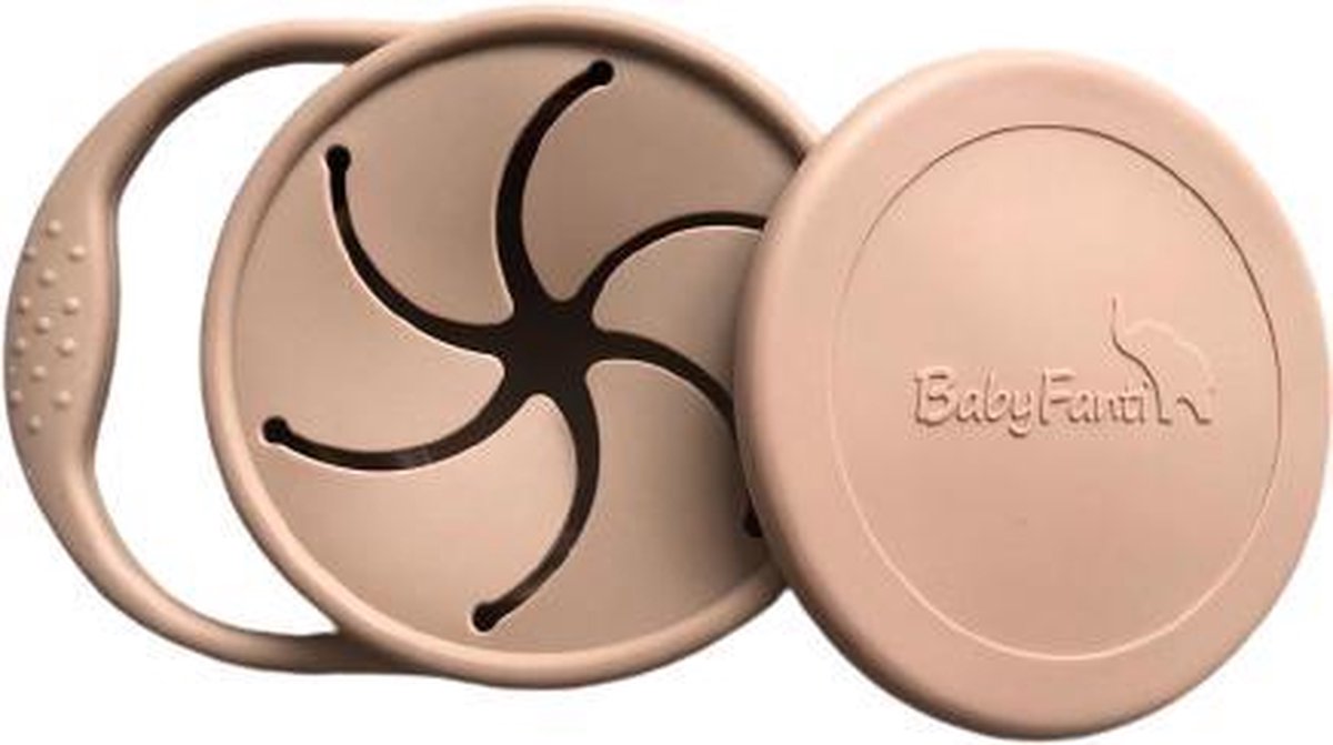 BabyFanti Snack Cup Camel - Snack Beker - Inklapbaar - Siliconen - Duurzaam - Baby - Peuter - Dreumes - Servies - Babyeetset - Onderweg