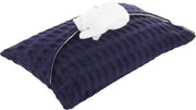 Louka hoes voor babydoekjes wafel donker blauw