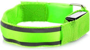 Waterdichte Lichtgevende LED Veiligheidsbanden Inclusief Batterijen | Knipperend of Brandend Licht Voor Arm en Been | Klittenband Armband en Beenband | Knipperende Hardloopband | Veilig Hardlopen Band