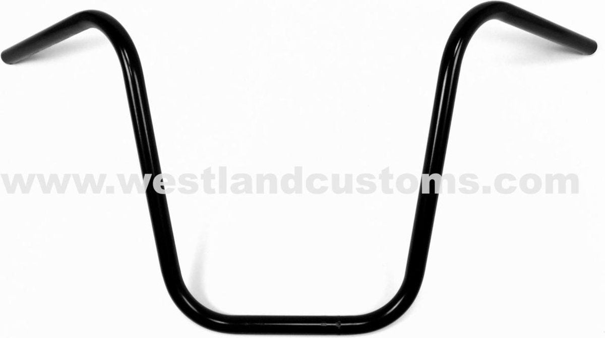 7/8 Inch (22mm) Universeel Stuur Ape Hanger 38cm Zwart