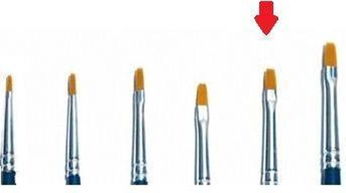 Italeri - 2 Brush Synthetic Flat Single Pack (Ita52225)