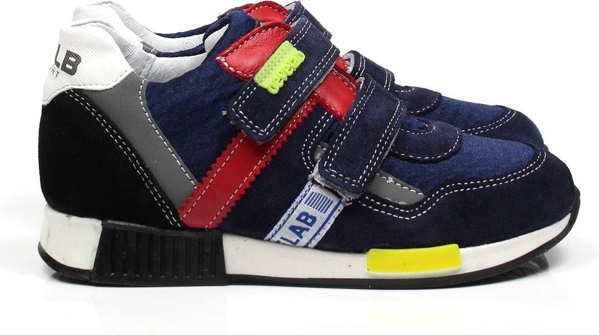 Develab 41389 jongens sneaker klittenband - blauw