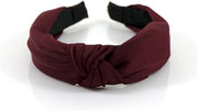 Haarband - Diadeem - Rode kleur - effen - dameshaarband - silk look - Haarbanden zijn weer helemaal hot! Zo geef jij je look heel eenvoudig net dat beetje extra - Fashiongoodiez.nl