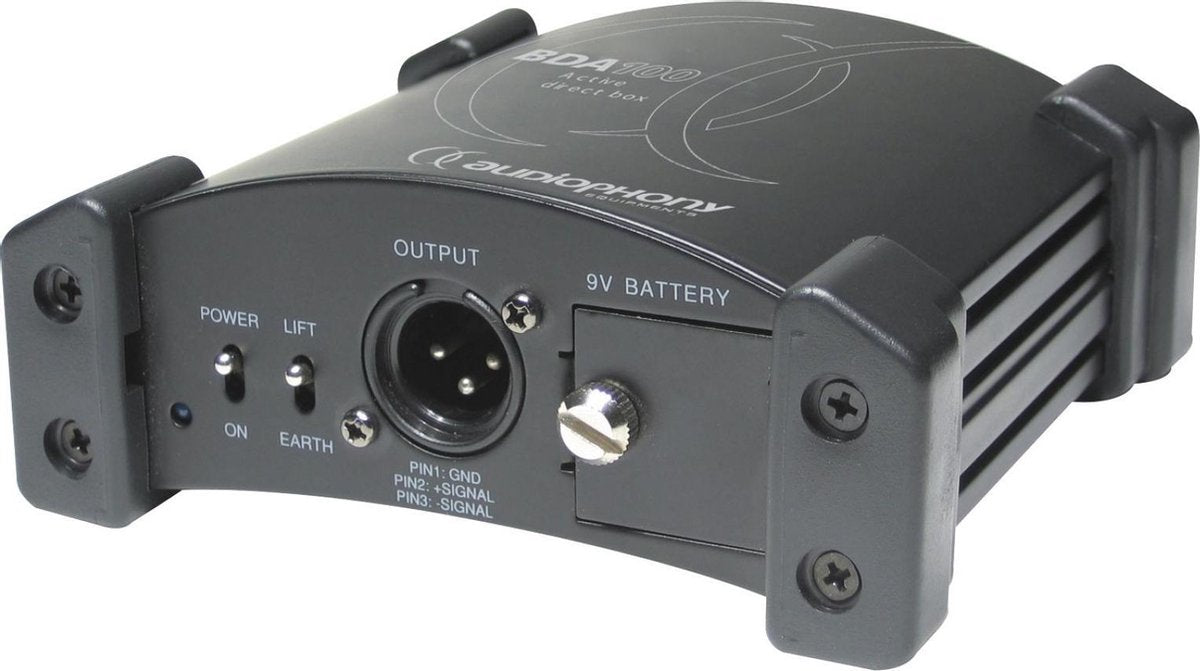 Audiophony Active Single DI-box (Direct Inject)