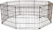 Puppyren | Zwart Uitvouwbaar omtrek 480 cm | 60 cm Hoog