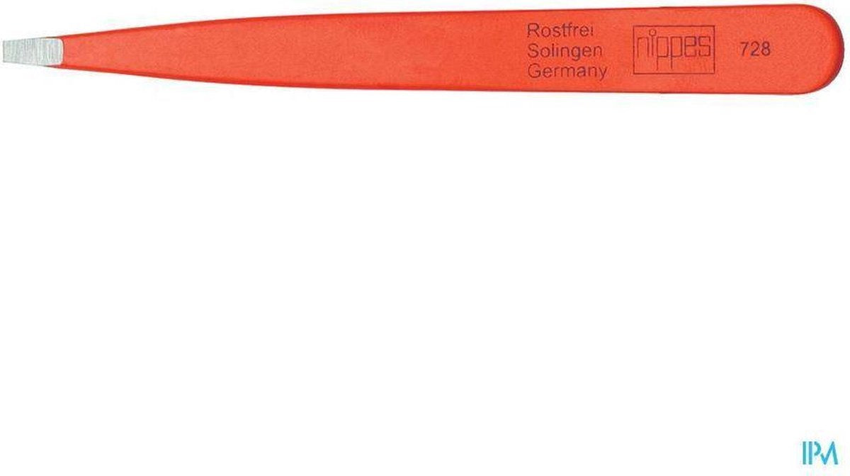 Nippes Epileerpincet Recht Oranje N728
