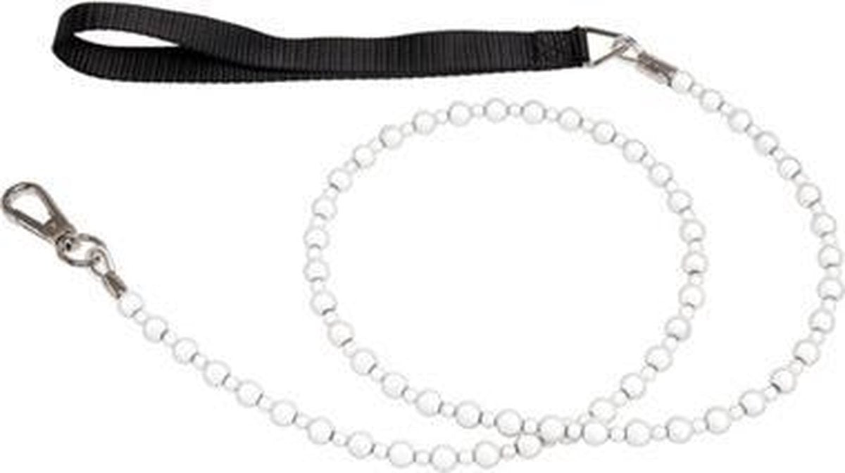Fabuleash lumibeads leash white